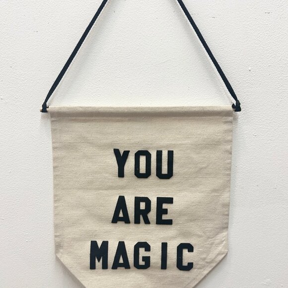 rayo & honey YOU ARE MAGIC canvas pennant - Picture 2 of 4